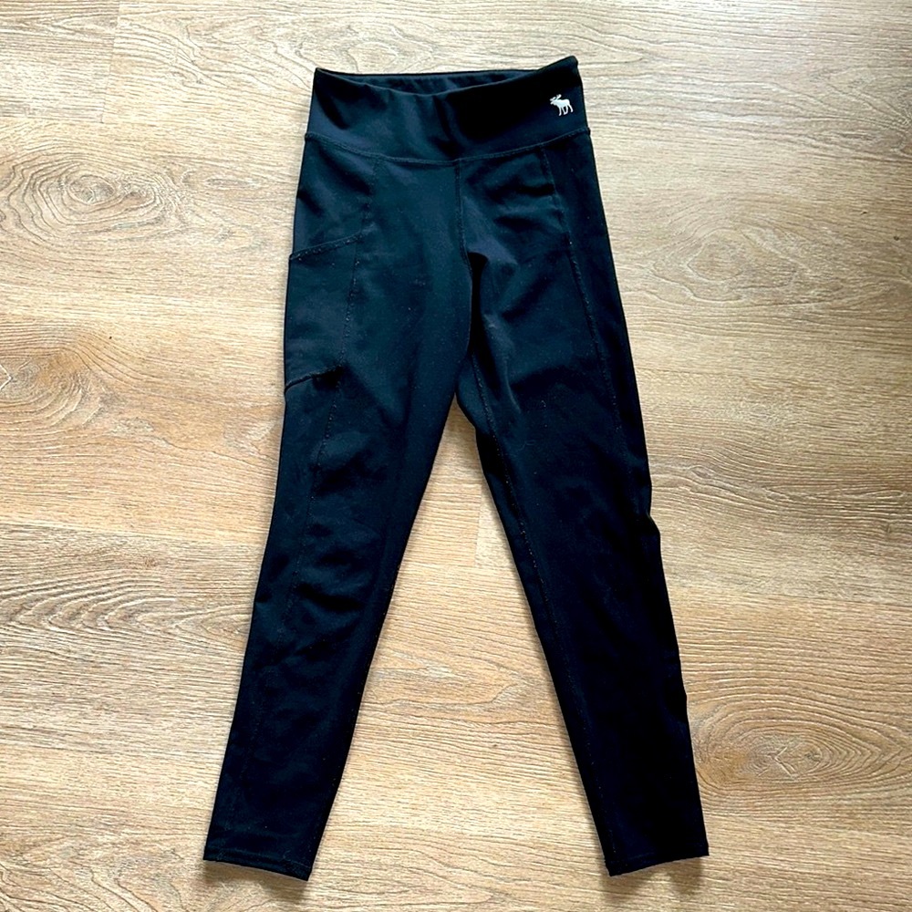 Abercrombie Kids Black Leggings